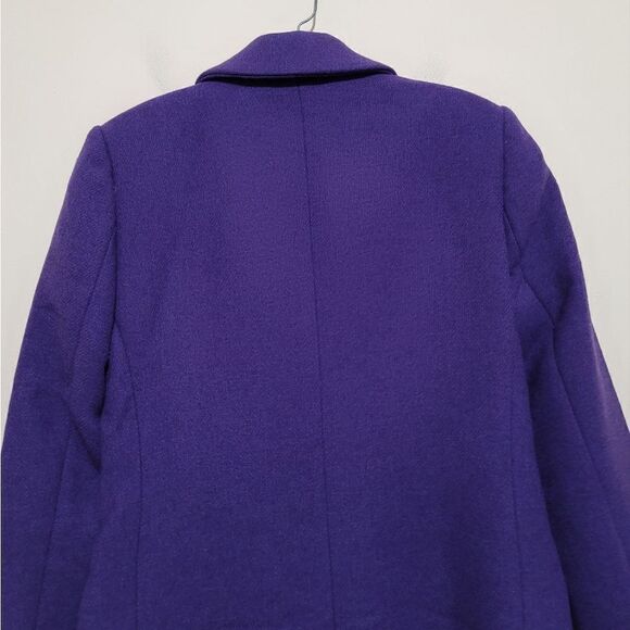House of Harlow 1960 Women's Purple Woolblend Peacoat Sz Small NWT - Picture 9 of 11